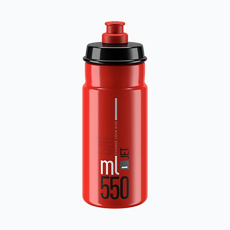 Přímo Od Výrobce Cyklistická láhev Elite Jet 550 ml red/grey logo
