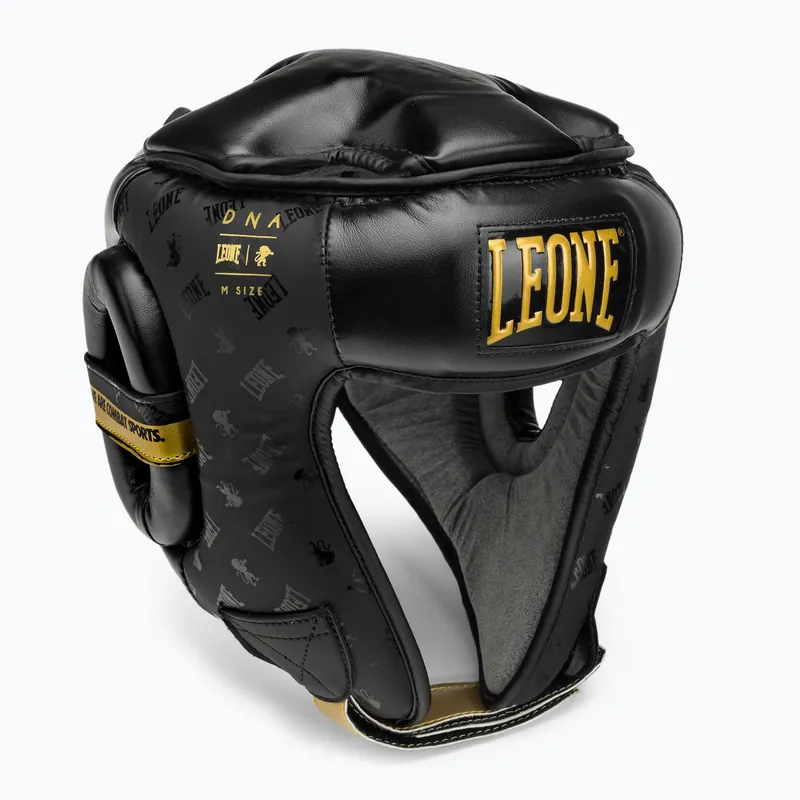 Originální LEONE 1947 Headgear Dna boxerská helma černá CS444