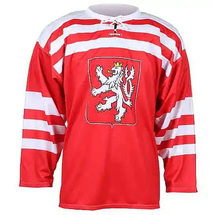 Replika ČSR 1947 hokejový dres červená Akce