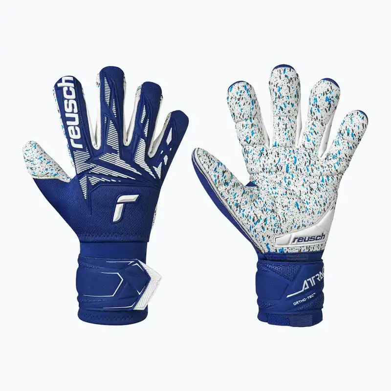 Brankářské rukavice Reusch Attrakt Freegel Fusion Ortho-Tec premium blue/white Přímo Od Výrobce