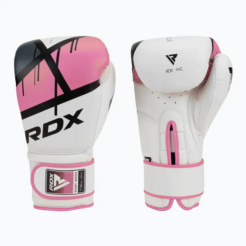 Jen Po Omezenou Doba Dámské boxerské rukavice RDX BGR-F7 bílo-růžové BGR-F7P