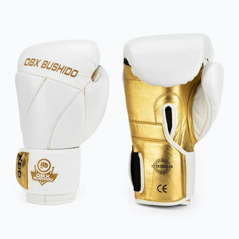 Ověřený DBX BUSHIDO Hammer bílé boxerské rukavice B-2V19