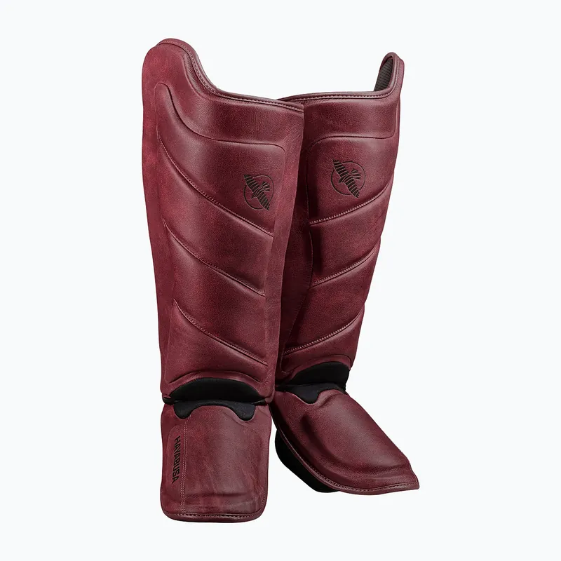Chrániče holení a chodidel Hayabusa T3 LX Shin Guards burgundy Nakupujte Hned