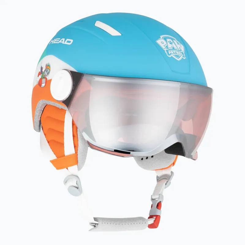 Dětská lyžařská helma HEAD Mojo Visor Paw modrá Odeslání Ihned
