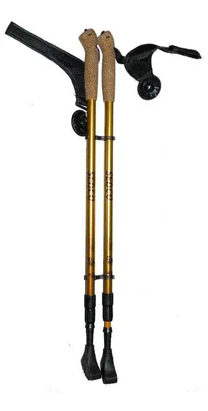 Trekové hole Sedco NORDIC WALKING ALU7075 65-140 cm - zlatá Odeslání Ihned