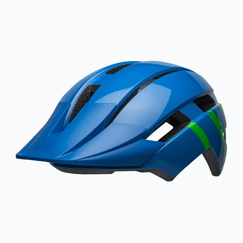 Jen Po Omezenou Doba Dětská cyklistická přilba Bell Sidetrack II strike gloss blue/green