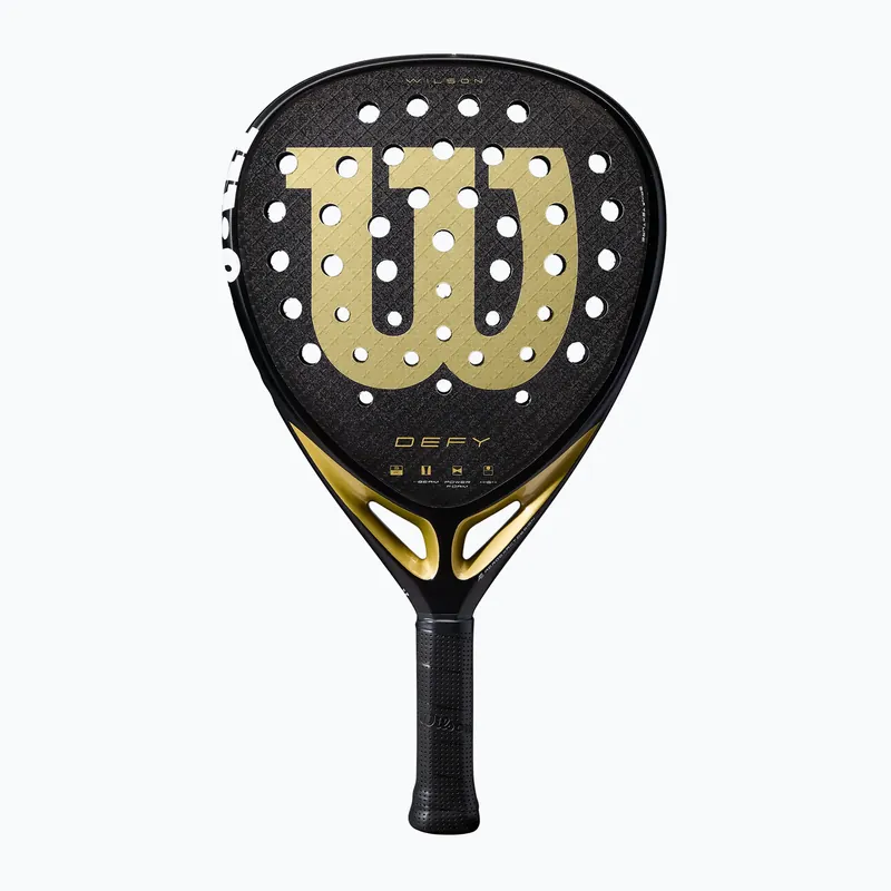 Raketa na padel Wilson Defy V1 black/ gold Sezónní Sleva