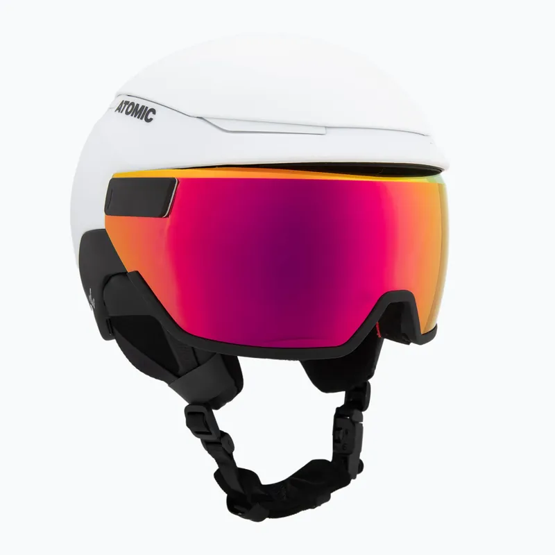 Novinka Lyžařská helma Atomic Revent GT Amid Visor HD white/black/red hd
