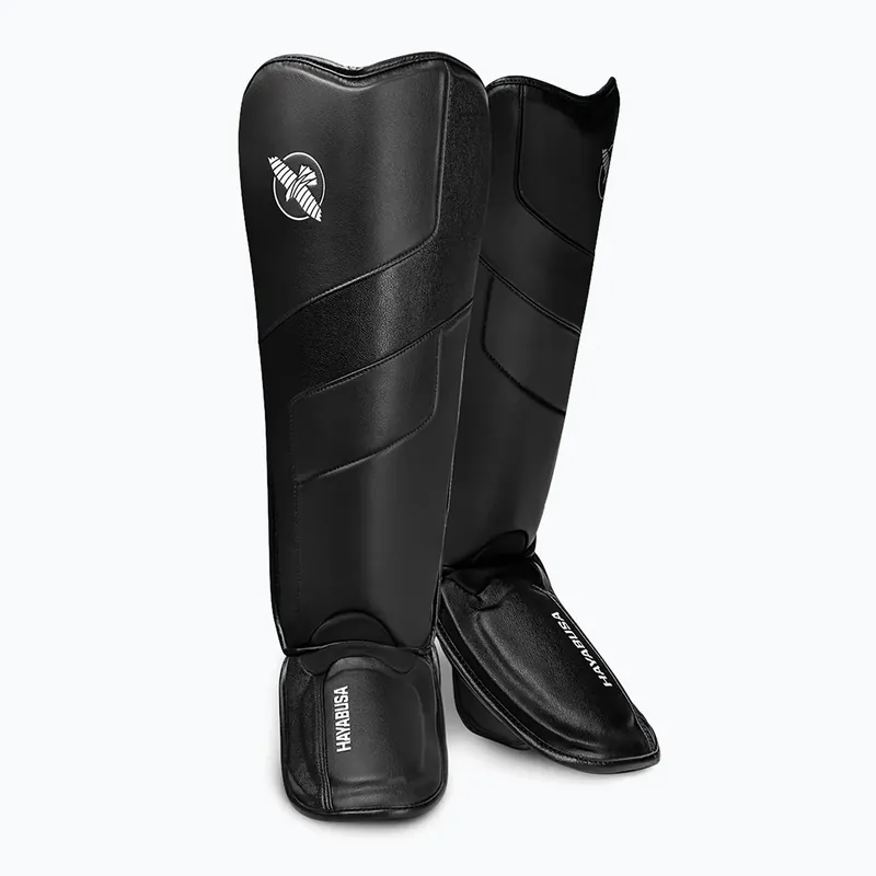 Chrániče holení a chodidel Hayabusa T3 Full Back Shin Guards black Sezónní Sleva