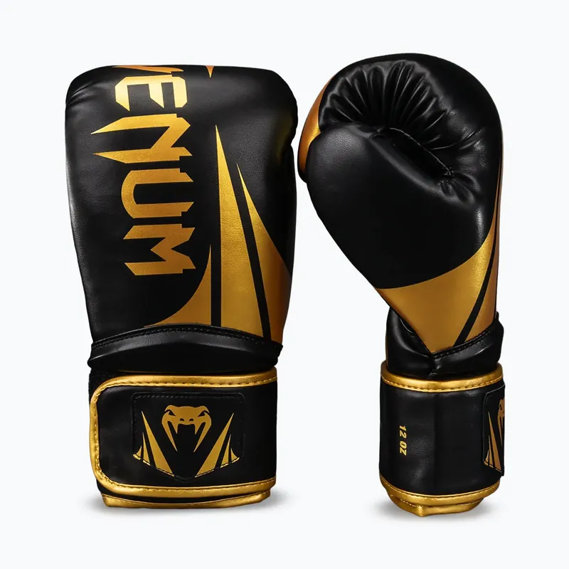 Boxovací rukavice Venum Challenger 2.5 Boxing black/gold Tovární Cena