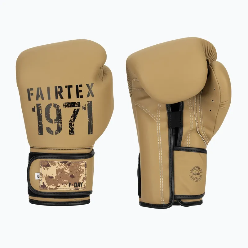 Akce Boxerské rukavice Fairtex F-DAY 2 Limited Edition khaki