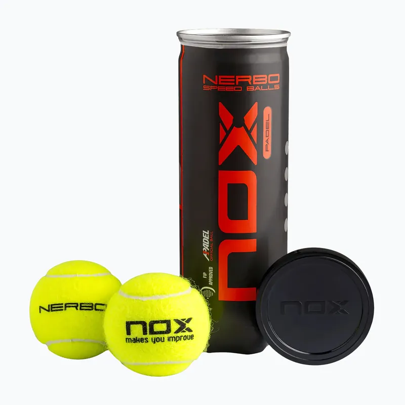 Míče na padel NOX Nerbo 3 pcs. yellow Novinka Ověřený