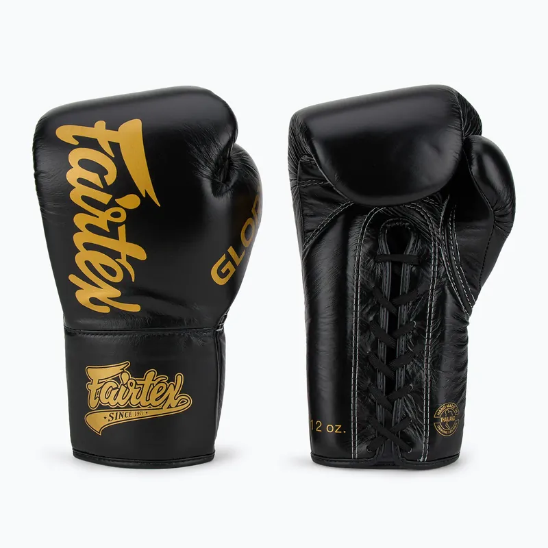 Omezená Nabídka Boxerské rukavice Fairtex Glory Competition Lace Up black