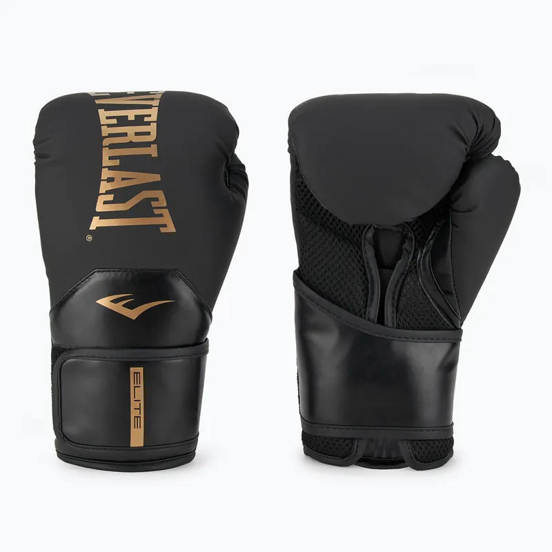 Boxerské rukavice Everlast Pro Style Elite 2 black/gold Nízká Cena