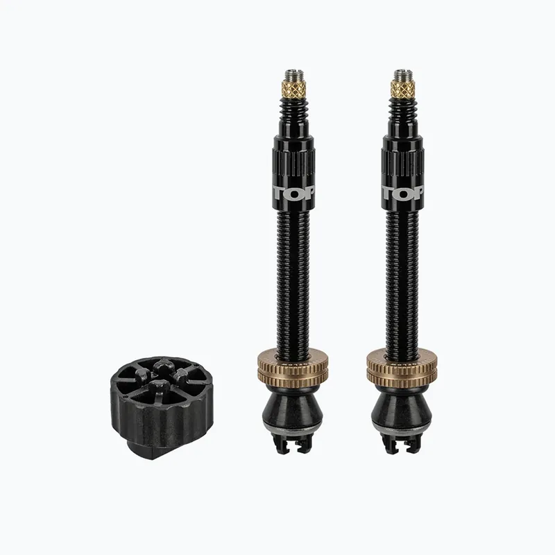 Sada ventilů Topeak Turboflow Valve Kit 60 mm black Sleva