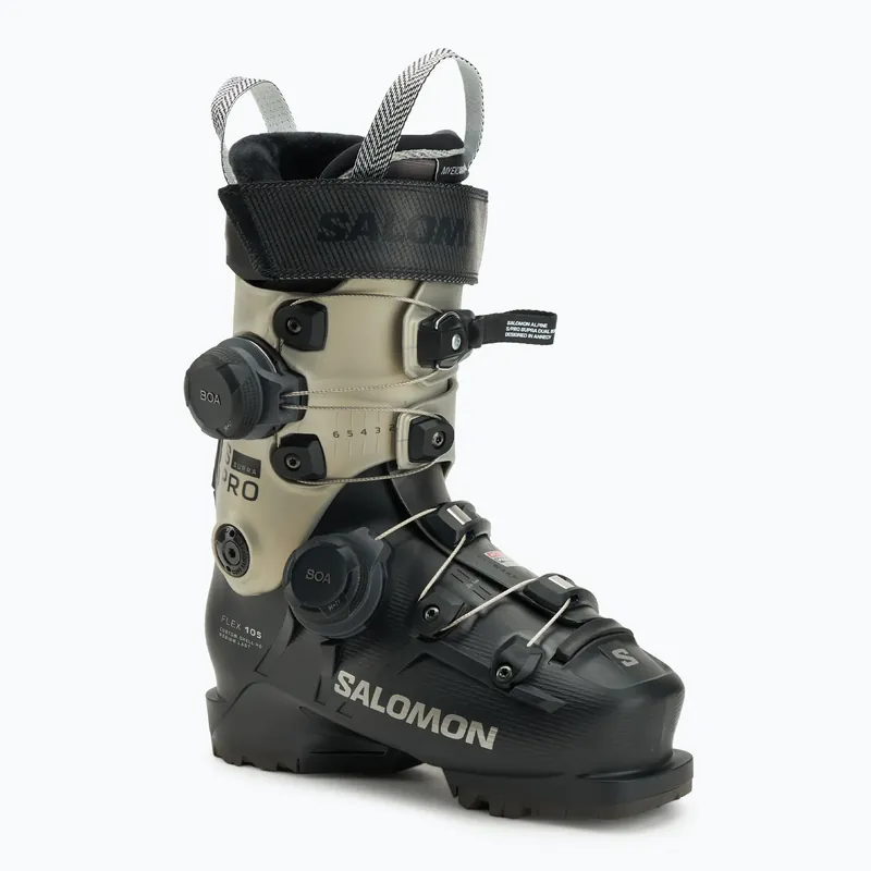 Přímo Od Výrobce Dámské lyžařské boty Salomon S/PRO Supra Dual Boa 105 W GW black/light bronze metallic/black