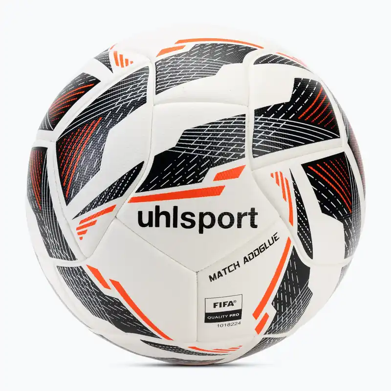 Fotbalový míč uhlsport Match Addglue white/navy/fluo red velikost 5 Sezónní Sleva