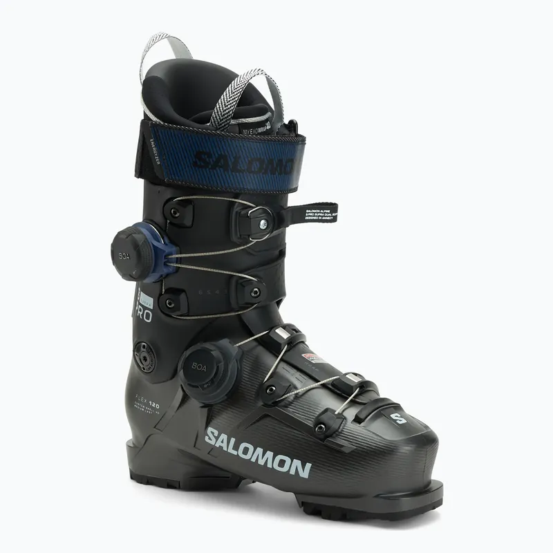 Autentický Pánské lyžáky Salomon S/Pro Supra Dual Boa 120 GW beluga metallic/black/estate blue
