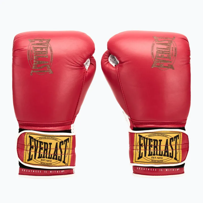 Boxerské rukavice Everlast 1910 Classic Pro red Finální Výprodej