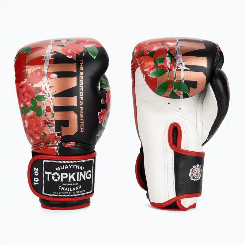 Bezpečná Platba Boxerské rukavice Top King Rose white/black