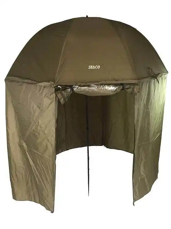 Jen Po Omezenou Doba Rybářský deštník se zástěnou - prům.180 cm - khaki