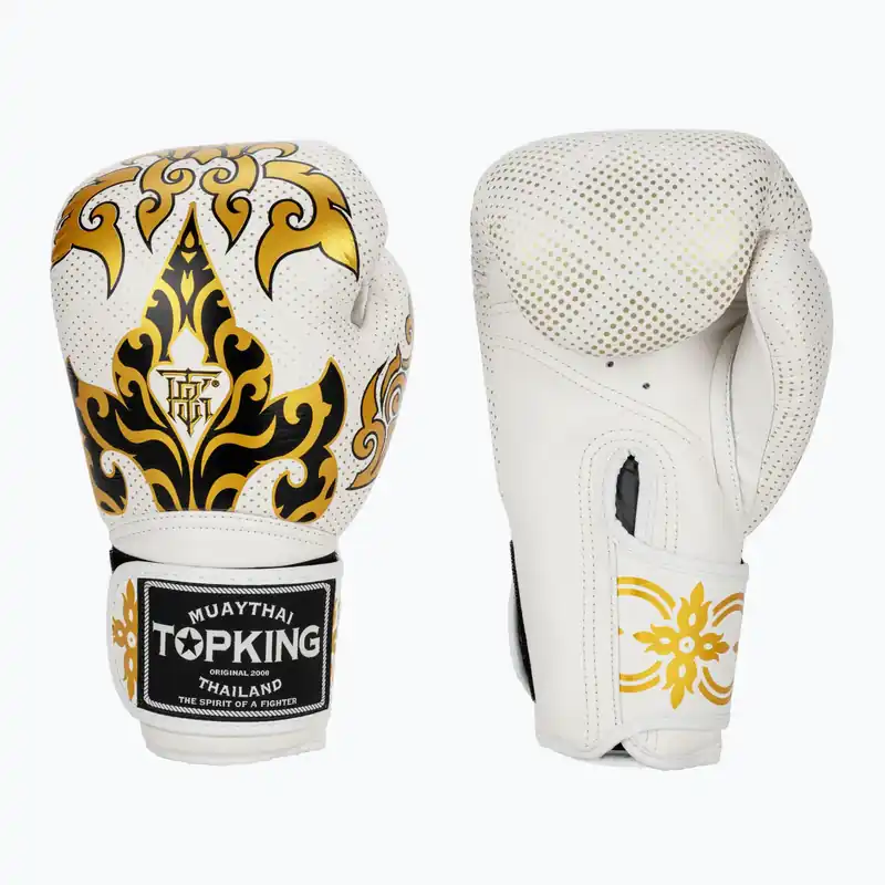 Boxerské rukavice Top King Kanok bílé Nejlepší Volba