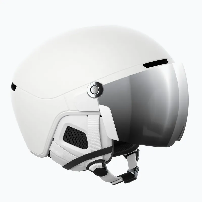 Kup Teď Lyžařská helma POC Obex Visor Hydrogen white matt/clarity u/partly sunny/silver