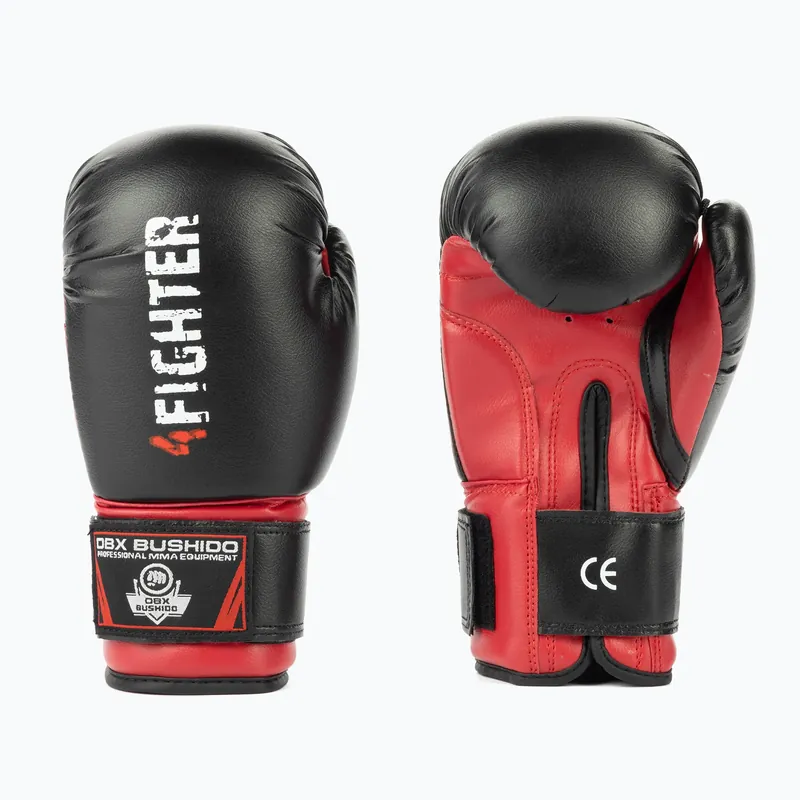 Boxerské rukavice Bushido pro děti černé ARB-407v3_6oz Tovární Cena