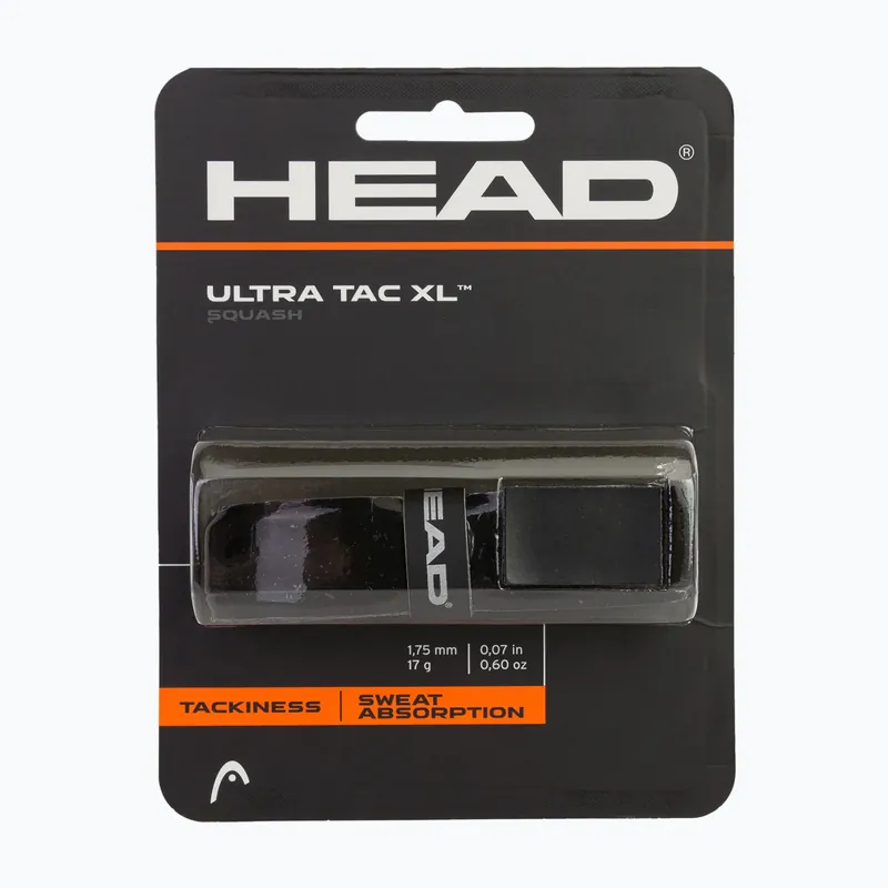 HEAD SQ UltraTac Xl Squashová omotávka černá 282100 Originální