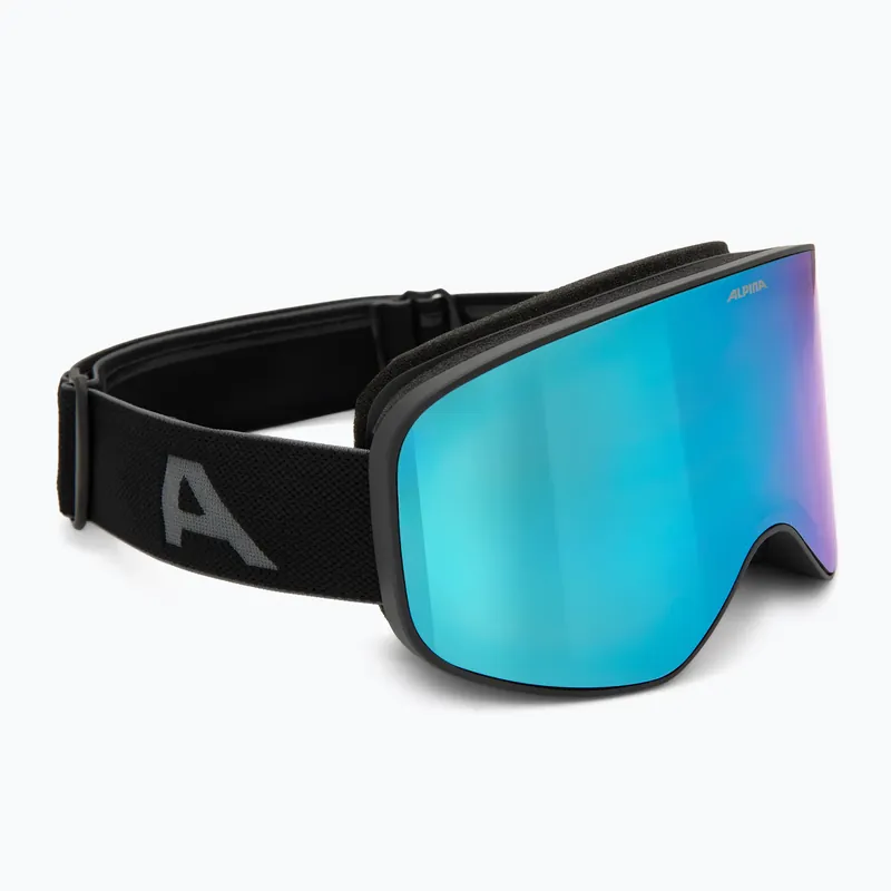 Expresní Doručení Lyžařské brýle Alpina Slope Q-Lite black/black matt/blue