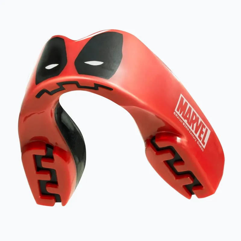 Chránič čelistí SAFEJAWZ Deadpool red/black Aktuální