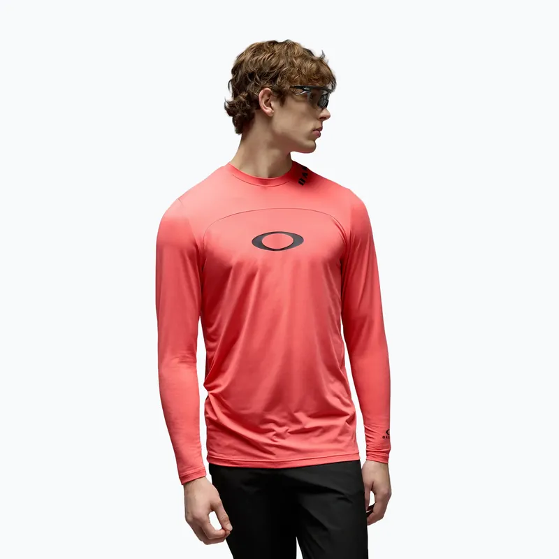 Pánské cyklistické triko Longsleeve Oakley Free Ride RC paloma Novinka