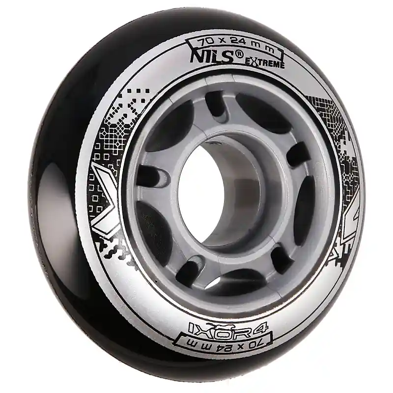 Finální Výprodej KOLEČKA NILS EXTREME PU 70x24 ČERNÉ (4KS)