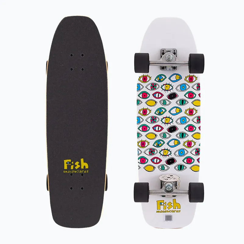 Cenový Hit Skateboard Fish Skateboards Surfskate Eyes 9,37"