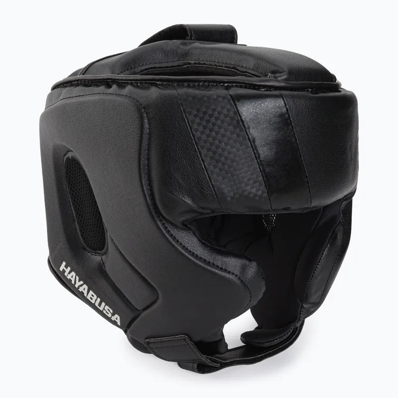Hayabusa T3 Chinless Boxerská přilba černá T3CHG-AB Originální