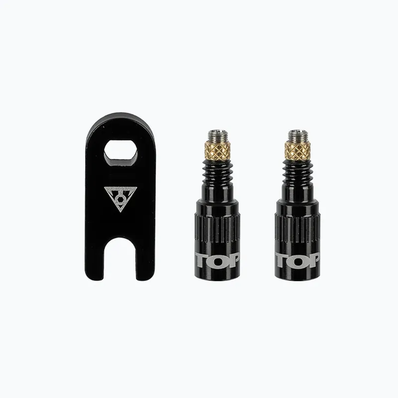 Nízká Cena Adaptér ventilu Topeak Turboflow Valve Adapter 2szt. black