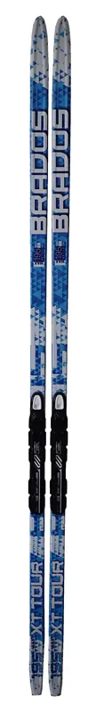 Značkový Běžecké lyže Brados XT Tour s vázáním NNN modré 150 cm