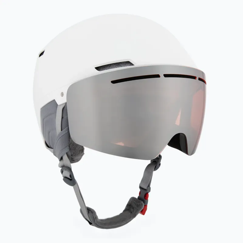 Dámská lyžařská helma HEAD Cinema W white/silver red Super Cena