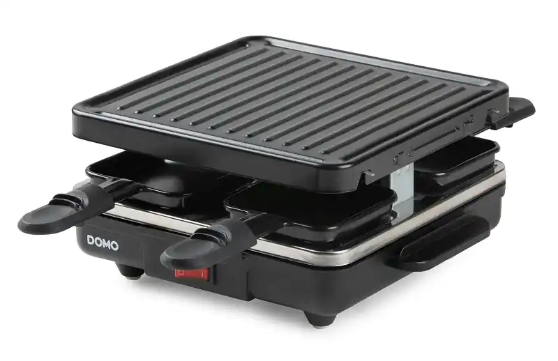 Raclette gril pro 4 - DOMO DO9147G, pro 4 lidi, 600W Víkendová Akce