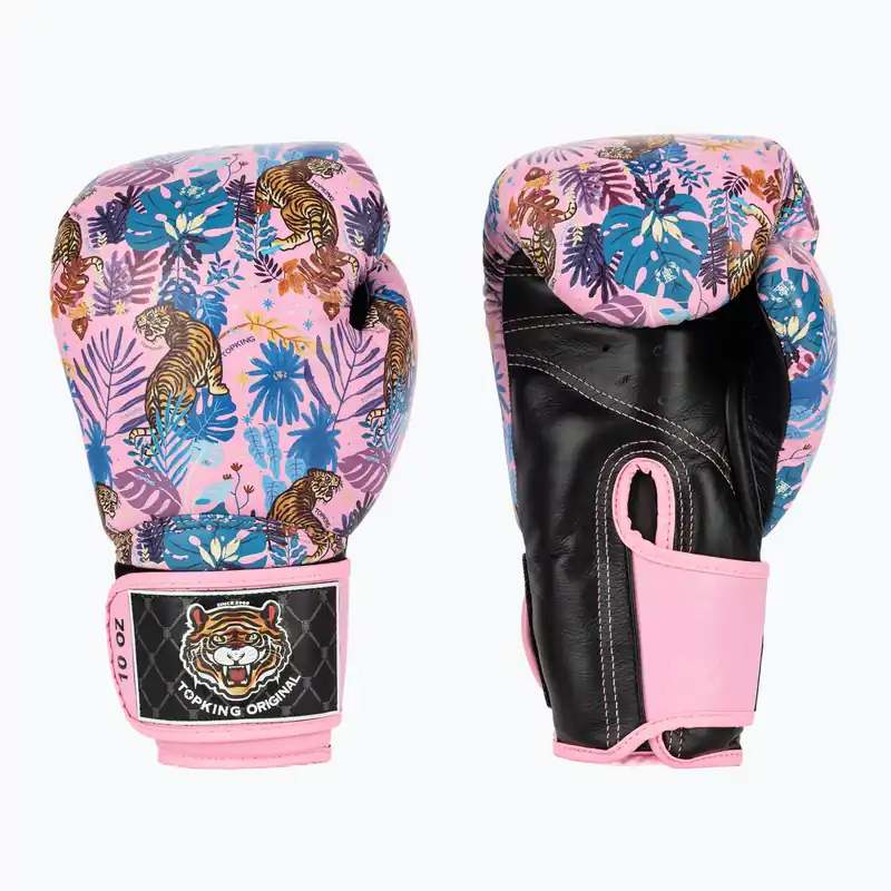 Výprodej Boxerské rukavice Top King Boxing Wild Tiger black/pink