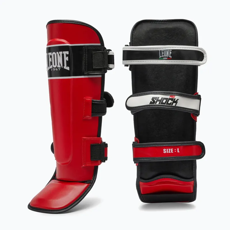 Chrániče holení a chodidel LEONE 1947 Shock Pro red Sleva