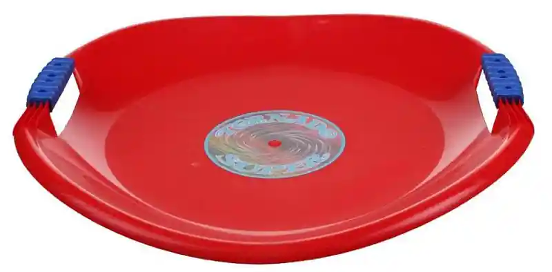 Cenový Hit Sáňkovací talíř TORNÁDO SUPER PLASTKON 56 cm - červená