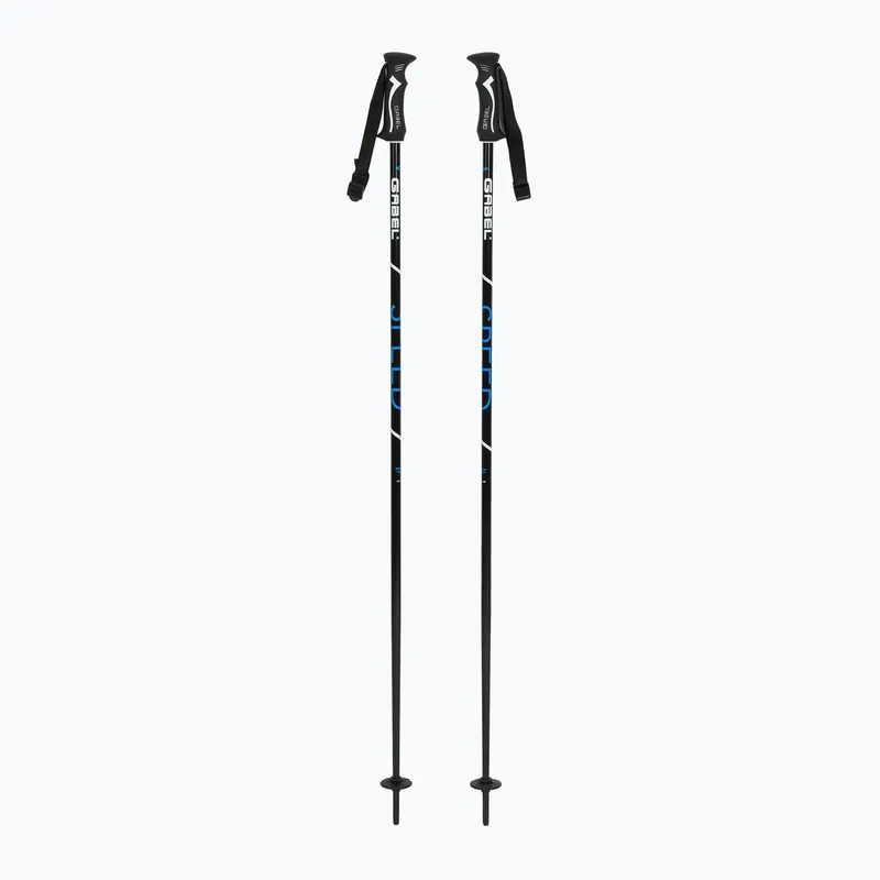Lyžařské hole GABEL Speed black/blue Nejprodávanější