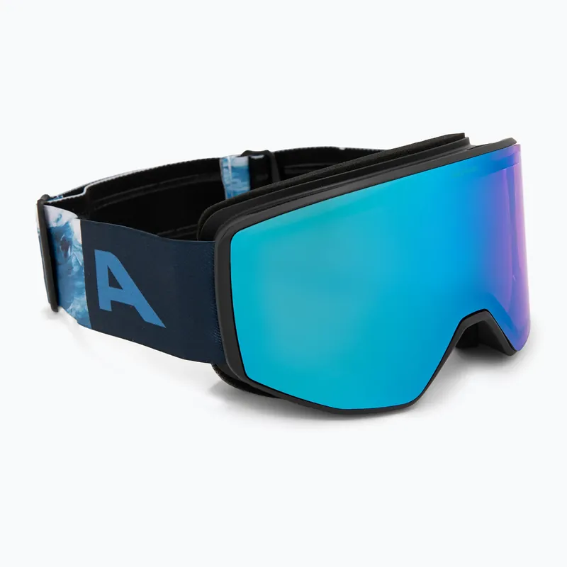 Lyžařské brýle Alpina Venet Q-Lite black/blue matt/blue Vysoce Kvalitní
