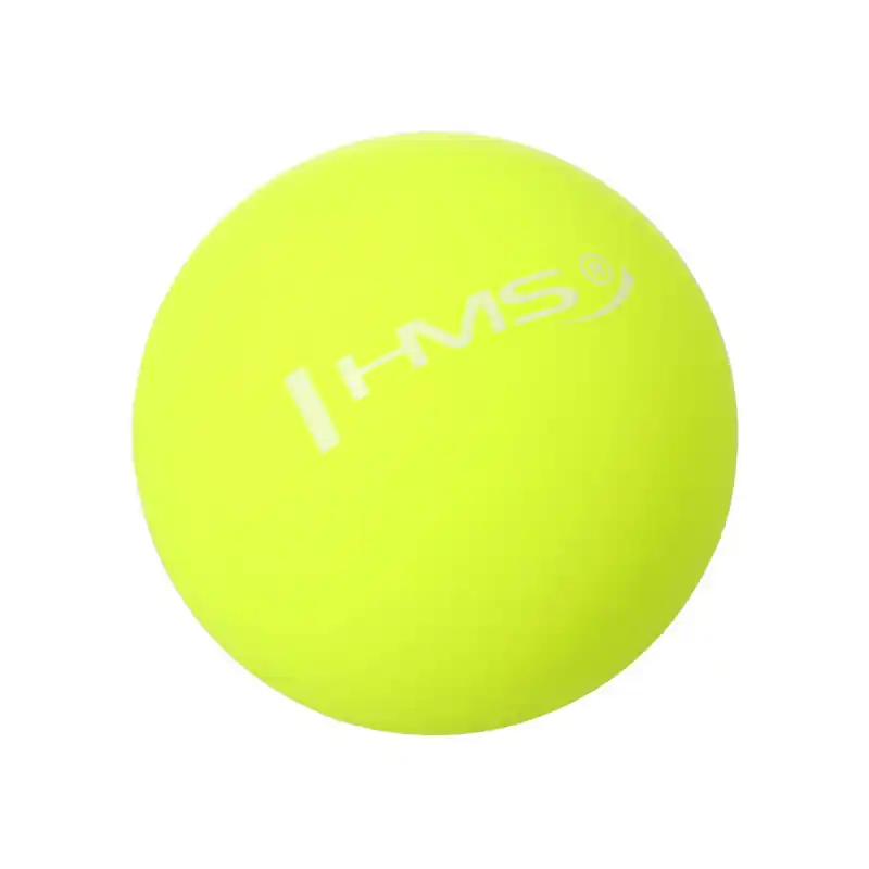 Masážní míč HMS BLC01 zelený - Lacrosse Ball Oblíbený