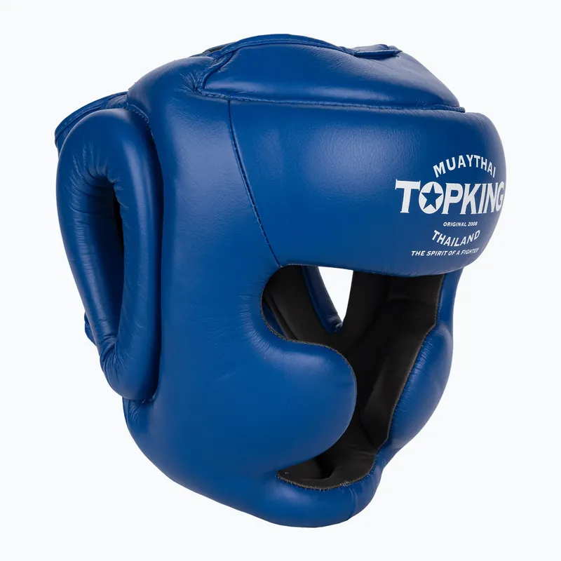Boxerská helma Top King Full Coverage blue Cenově Výhodný