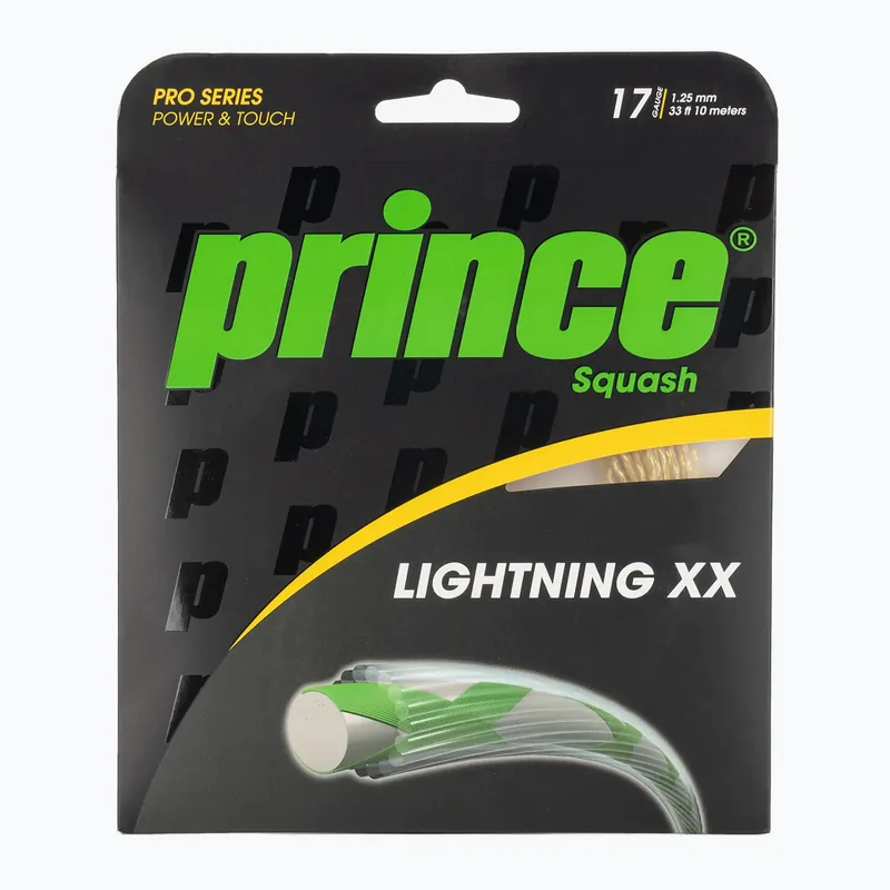 Struny pro squashové rakety Prince Lightning XX 17 set gold Nejlepší Volba