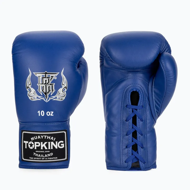 Boxerské rukavice Top King Muay Thai Pro blue Akce