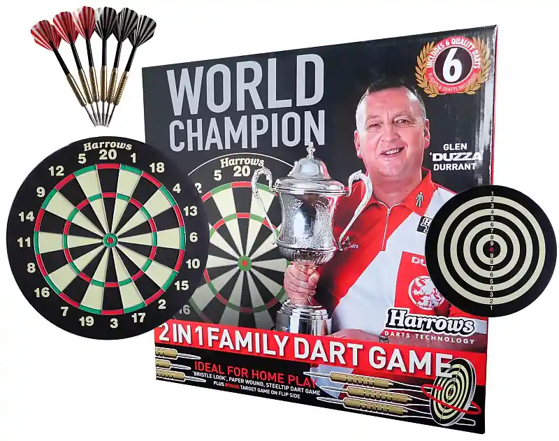 Top Prodej HARROWS Family Dart Game - sada terč a 6 ks šipek