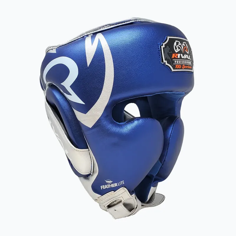 Vrácení Zdarma Boxerská helma Rival RHG100 Professional Headgear blue/silver